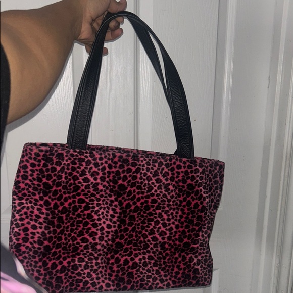 Arleen C inc Leopard Print Pink Tote Bag - Picture 5 of 5